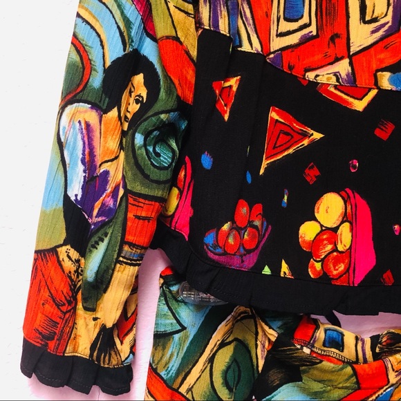 Boho Style 3 Pieces Skirt Set Ensemble - Picture 14 of 15